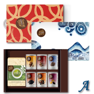 嵐苒/紅璽 7入茶堅果禮盒 【A】