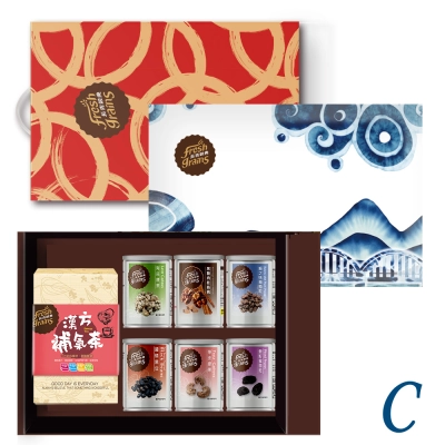嵐苒/紅璽 7入茶堅果禮盒 【C】